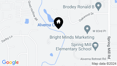 Map of 740 Alverna Drive, Indianapolis IN, 46260