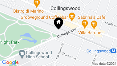 Map of 465 Park Ave, Collingswood NJ, 08108