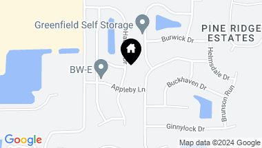 Map of 9323 Hadway Drive, Indianapolis IN, 46256