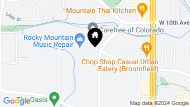 Map of 2100 W 6th Ave, Broomfield CO, 80020