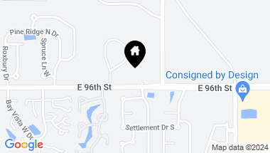 Map of 6730 E 96th Street, Fishers IN, 46038