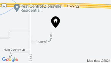 Map of 7991 Cheval Rue Court, Zionsville IN, 46077