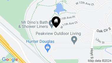 Map of 3314 W 11th Avenue Dr, Broomfield CO, 80020