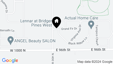 Map of 15829 Black Willow Lane, Fishers IN, 46040