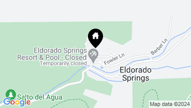 Map of 12 Baldwin Cir, Eldorado Springs CO, 80025