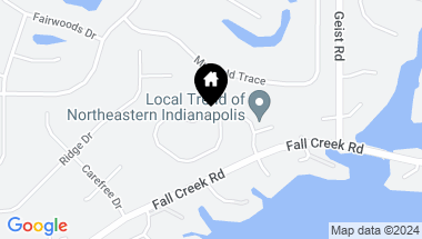 Map of 10969 Windjammer N Dr, Indianapolis IN, 46256