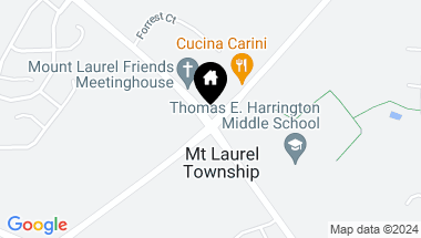 Map of 494 Monte Farm Rd, Mount Laurel NJ, 08054