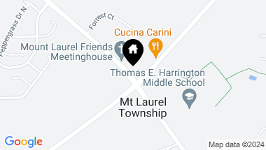 Map of 488 Monte Farm Rd, Mount Laurel NJ, 08054