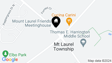 Map of 495 Monte Farm Rd, Mount Laurel NJ, 08054