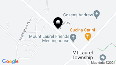 Map of 485 Monte Farm Rd, Mount Laurel NJ, 08054