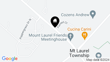 Map of 479 Monte Farm Rd, Mount Laurel NJ, 08054