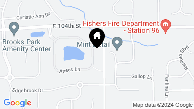 Map of 14988 Tiago Lane, Fishers IN, 46040