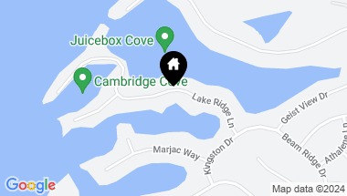 Map of 13529 Lake Ridge Lane, Fishers IN, 46055