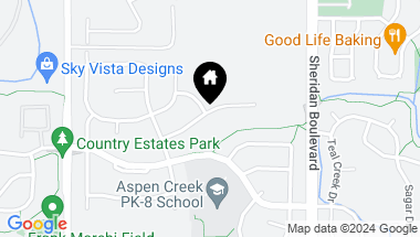 Map of 5524 Stoneybrook Dr, Broomfield CO, 80020
