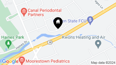 Map of 8 Wagon Bridge Run, Moorestown NJ, 08057
