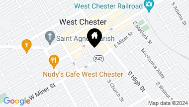 Map of 17 & 19 S Church St, West Chester PA, 19382