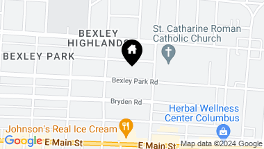 Map of 2754 Bexley Park Road, Columbus OH, 43209