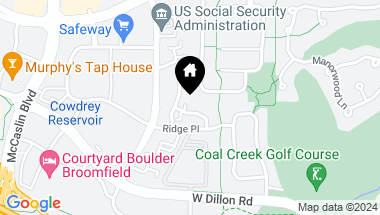Map of 641 Ridgeview Dr, Louisville CO, 80027