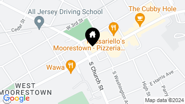 Map of 127 W Main St, Moorestown NJ, 08057