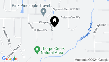 Map of 11991 Chapelwood Drive, Fishers IN, 46037