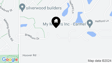 Map of 1386 Clay Spring Drive, Carmel IN, 46032