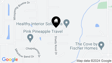 Map of 12026 Shady Knoll Drive, Fishers IN, 46037