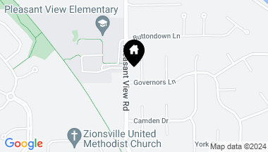 Map of 310 Rockwell Court, Zionsville IN, 46077