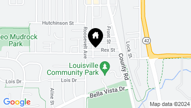 Map of 904 Rex St, Louisville CO, 80027