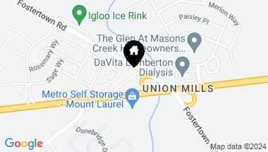 Map of 0 Union Mill Rd, Mount Laurel NJ, 08054