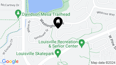 Map of 844 Trail Ridge Dr, Louisville CO, 80027