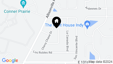 Map of 13260 Carthay Circle, Fishers IN, 46038