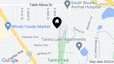 Map of 740 S 46th St, Boulder CO, 80305