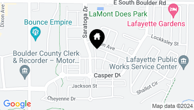 Map of 577 Rawlins Way, Lafayette CO, 80026
