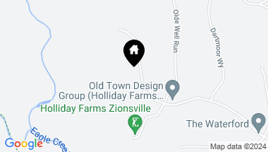 Map of 3780 Holliday Farms Blvd, Zionsville IN, 46077