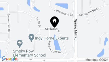 Map of 13866 Coldwater Drive, Carmel IN, 46032