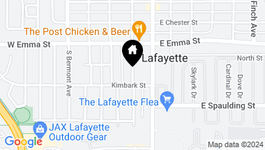 Map of 617 S Roosevelt Ave, Lafayette CO, 80026