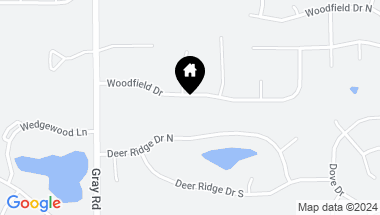 Map of 5023 Woodfield Drive, Carmel IN, 46033