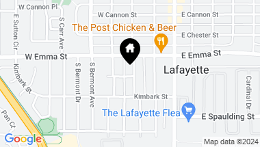 Map of 509 S Longmont Ave, Lafayette CO, 80026