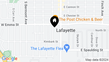 Map of 508 S Roosevelt Ave, Lafayette CO, 80026