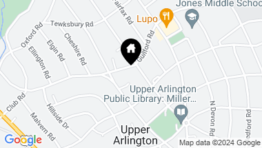 Map of 2079 Guilford Road, Upper Arlington OH, 43221