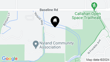 Map of 8600 Baseline Road, Lafayette CO, 80026