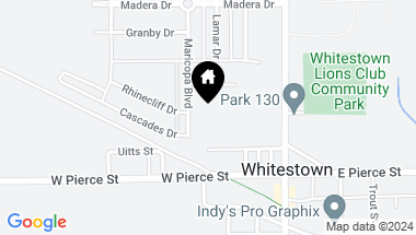 Map of 6419 Wasco Drive, Whitestown IN, 46075