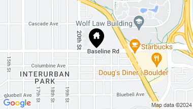 Map of 2100 Baseline Rd, Boulder CO, 80302