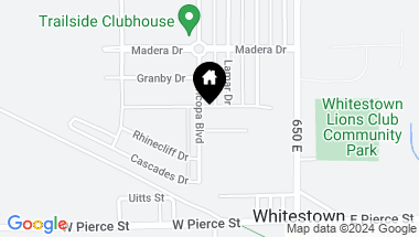 Map of 2792 Maricopa Boulevard, Whitestown IN, 46075