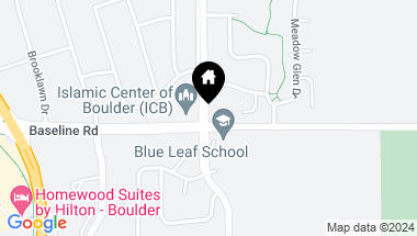Map of 5530 Stonewall Pl 16, Boulder CO, 80303