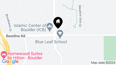 Map of 5530 Stonewall Pl 16, Boulder CO, 80303