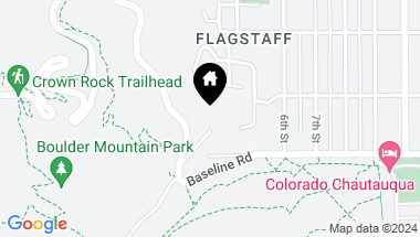 Map of 770 Circle Drive, Boulder CO, 80302