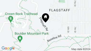 Map of 780 Flagstaff Rd, Boulder CO, 80302