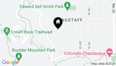Map of 400 Christmas Tree Dr, Boulder CO, 80302