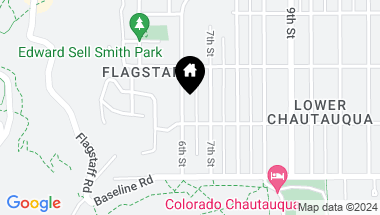 Map of 820 6th St, Boulder CO, 80302